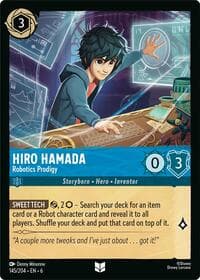 Hiro Hamada - Robotics Prodigy - Azurite Sea - Disney Lorcana card