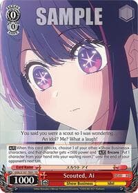 Scouted, Ai - [OSHI NO KO] - Weiss Schwarz card