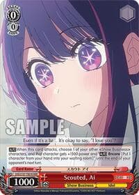 Scouted, Ai (RRR) - [OSHI NO KO] - Weiss Schwarz card