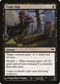 Tragic Slip - Dark Ascension - Magic: The Gathering card
