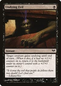 Undying Evil - Dark Ascension - Magic: The Gathering card