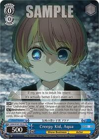 Creepy Kid, Aqua - [OSHI NO KO] - Weiss Schwarz card