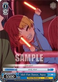 Idol-Fan Dance, Aqua - [OSHI NO KO] - Weiss Schwarz card