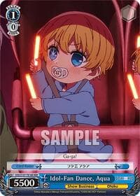 Idol-Fan Dance, Aqua (RRR) - [OSHI NO KO] - Weiss Schwarz card