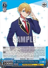 Youtou High General Education, Aqua - [OSHI NO KO] - Weiss Schwarz card