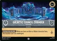 Galactic Council Chamber - Courtroom - Azurite Sea - Disney Lorcana card