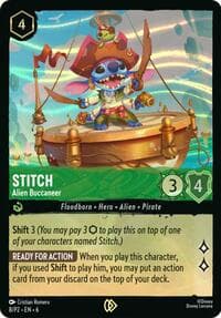 Stitch - Alien Buccaneer (Stitch Collector's Gift Set Promo) - Disney Lorcana Promo Cards - Disney Lorcana card