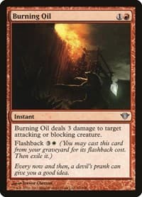 Burning Oil - Dark Ascension - Magic: The Gathering card