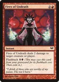 Fires of Undeath - Dark Ascension - Magic: The Gathering card
