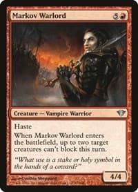 Markov Warlord - Dark Ascension - Magic: The Gathering card