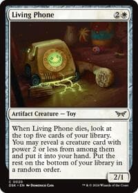 Living Phone - Duskmourn: House of Horror - Magic: The Gathering card
