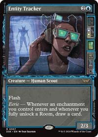Entity Tracker (Showcase) - Duskmourn: House of Horror - Magic: The Gathering card