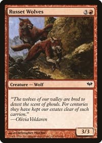 Russet Wolves - Dark Ascension - Magic: The Gathering card