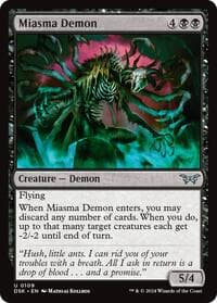Miasma Demon - Duskmourn: House of Horror - Magic: The Gathering card