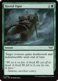 Horrid Vigor - Duskmourn: House of Horror - Magic: The Gathering card