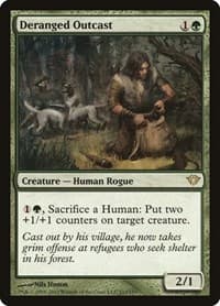 Deranged Outcast - Dark Ascension - Magic: The Gathering card