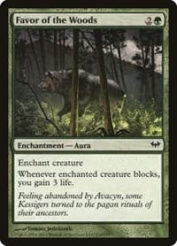 Favor of the Woods - Dark Ascension - Magic: The Gathering card