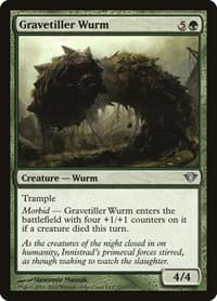 Gravetiller Wurm - Dark Ascension - Magic: The Gathering card