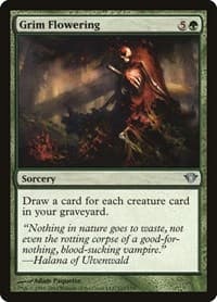 Grim Flowering - Dark Ascension - Magic: The Gathering card