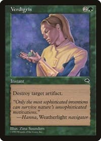 Verdigris - Tempest - Magic: The Gathering card
