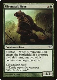 Ulvenwald Bear - Dark Ascension - Magic: The Gathering card