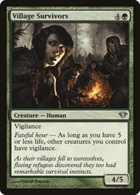 Village Survivors - Dark Ascension - Magic: The Gathering card