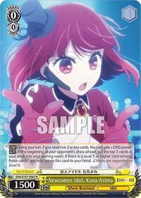 Newcomer Idol, Kana Arima - [OSHI NO KO] - Weiss Schwarz card