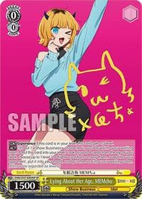 Lying About Her Age, MEMcho (SP) - [OSHI NO KO] - Weiss Schwarz card