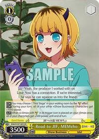 Road to JIF, MEMcho - [OSHI NO KO] - Weiss Schwarz card