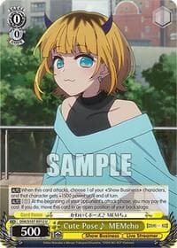 Cute Pose~ MEMcho - [OSHI NO KO] - Weiss Schwarz card