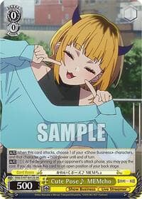Cute Pose~ MEMcho (SR) - [OSHI NO KO] - Weiss Schwarz card