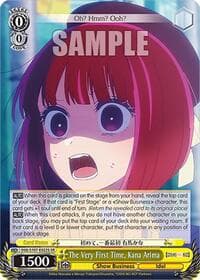 The Very First Time, Kana Arima (SR) - [OSHI NO KO] - Weiss Schwarz card