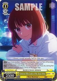 Someone Who Looks at Me, Kana Arima (SR) - [OSHI NO KO] - Weiss Schwarz card