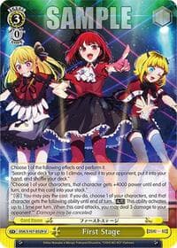 First Stage - [OSHI NO KO] - Weiss Schwarz card
