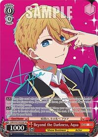 Beyond the Darkness, Aqua (SP) - [OSHI NO KO] - Weiss Schwarz card