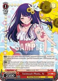 Swimsuit Photo, Ai - [OSHI NO KO] - Weiss Schwarz card