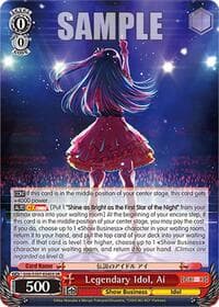 Legendary Idol, Ai (SR) - [OSHI NO KO] - Weiss Schwarz card