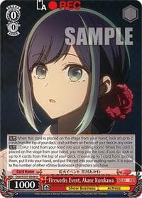 Fireworks Event, Akane Kurokawa - [OSHI NO KO] - Weiss Schwarz card