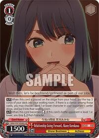 Relationship Going Forward, Akane Kurokawa (SR) - [OSHI NO KO] - Weiss Schwarz card