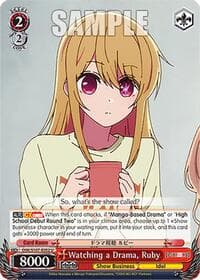 Watching a Drama, Ruby - [OSHI NO KO] - Weiss Schwarz card