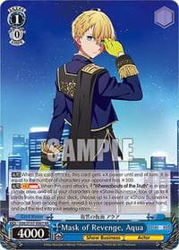 Mask of Revenge, Aqua - [OSHI NO KO] - Weiss Schwarz card