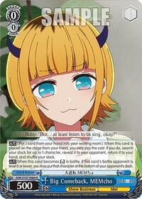 Big Comeback, MEMcho - [OSHI NO KO] - Weiss Schwarz card