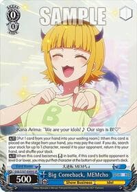 Big Comeback, MEMcho (SR) - [OSHI NO KO] - Weiss Schwarz card