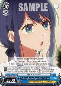 Performing Together Again, Akane Kurokawa - [OSHI NO KO] - Weiss Schwarz card