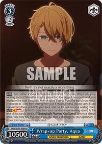 Wrap-up Party, Aqua - [OSHI NO KO] - Weiss Schwarz card