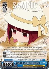 Baking Soda-Licking Genius Child Actress - [OSHI NO KO] - Weiss Schwarz card
