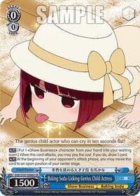 Baking Soda-Licking Genius Child Actress (SR) - [OSHI NO KO] - Weiss Schwarz card