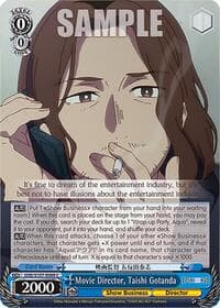 Movie Director, Taishi Gotanda - [OSHI NO KO] - Weiss Schwarz card