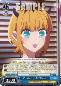 Confused, MEMcho - [OSHI NO KO] - Weiss Schwarz card
