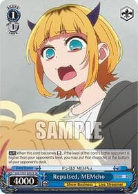Repulsed, MEMcho (SR) - [OSHI NO KO] - Weiss Schwarz card